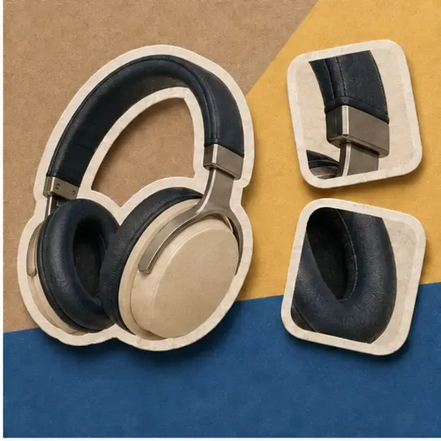Headphones in the Sticker Stack style