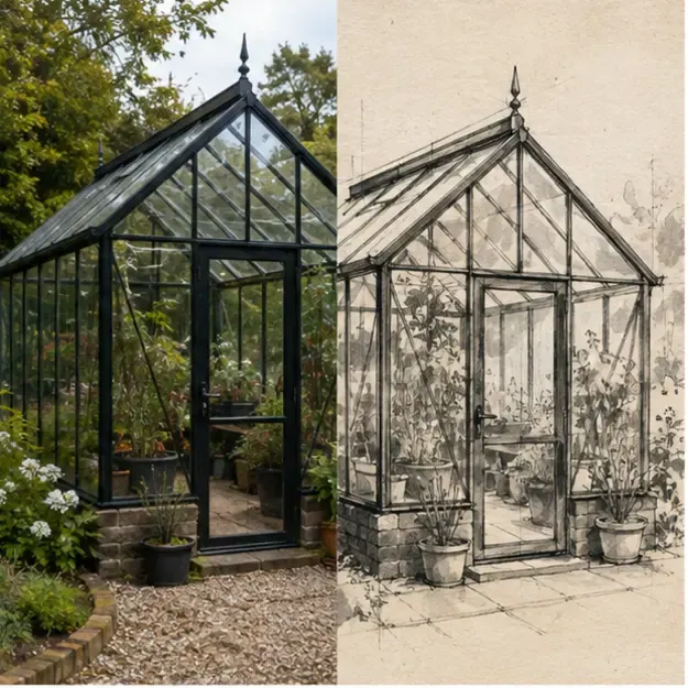 Greenhouse in the Photo & Paper style