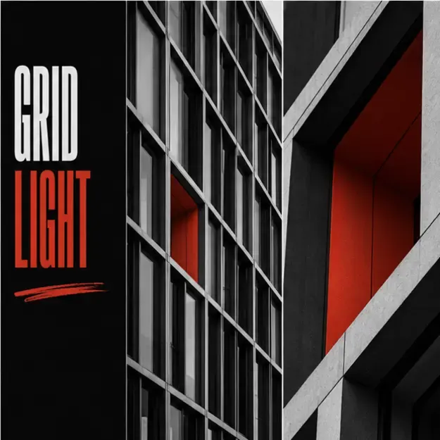 Geometric facade in the Split Signal style