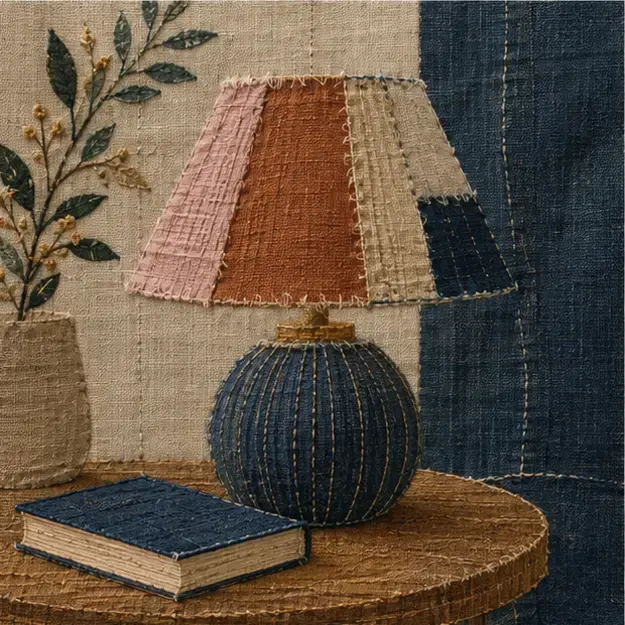 Table lamp in the Threaded Story style